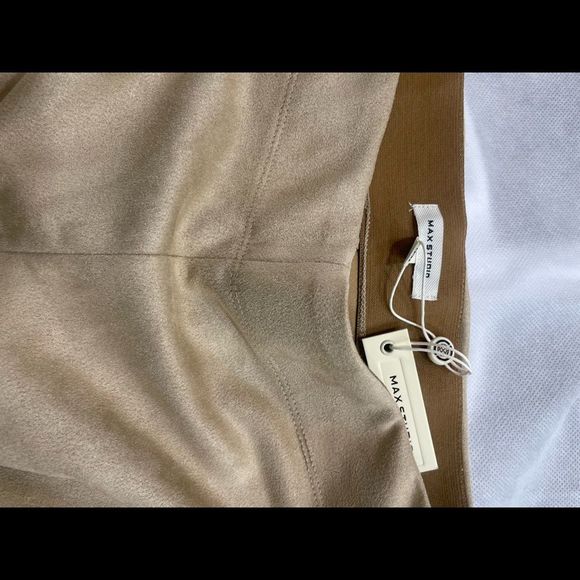 New without tags faux suede leggings max studio small - Picture 5 of 8